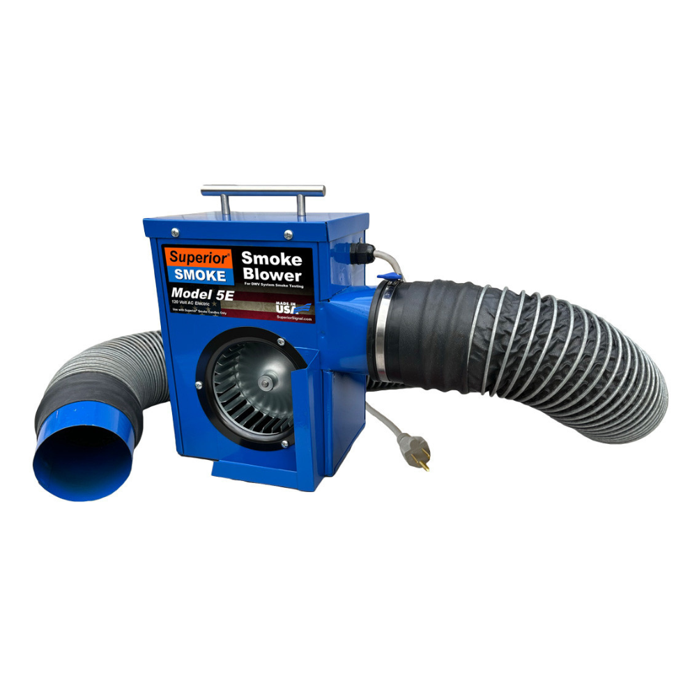 Smoke testing for sewer system diagnostics